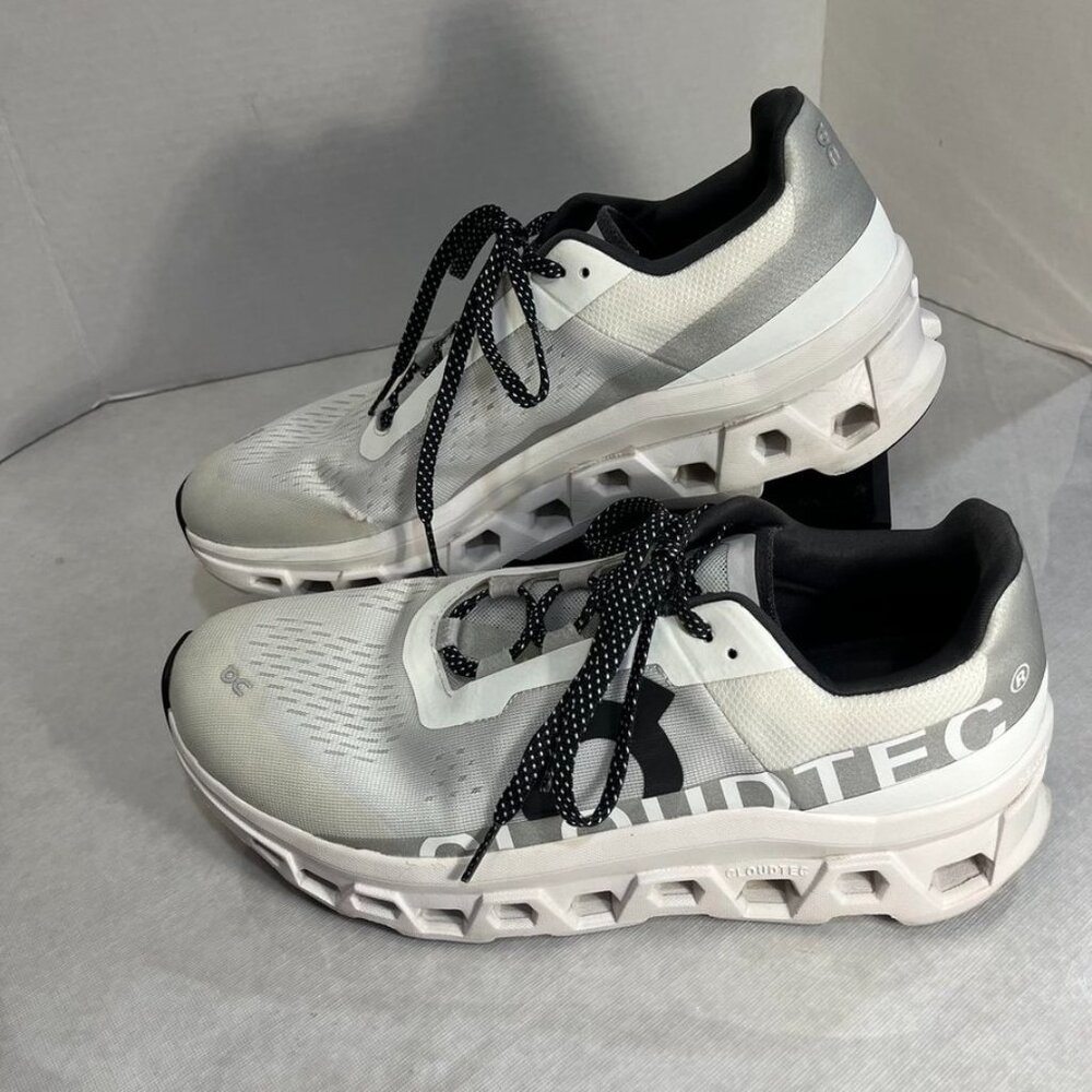 On Running Cloudmonster Running Shoes Gray White Men’s US 11 - Picture 5 of 15